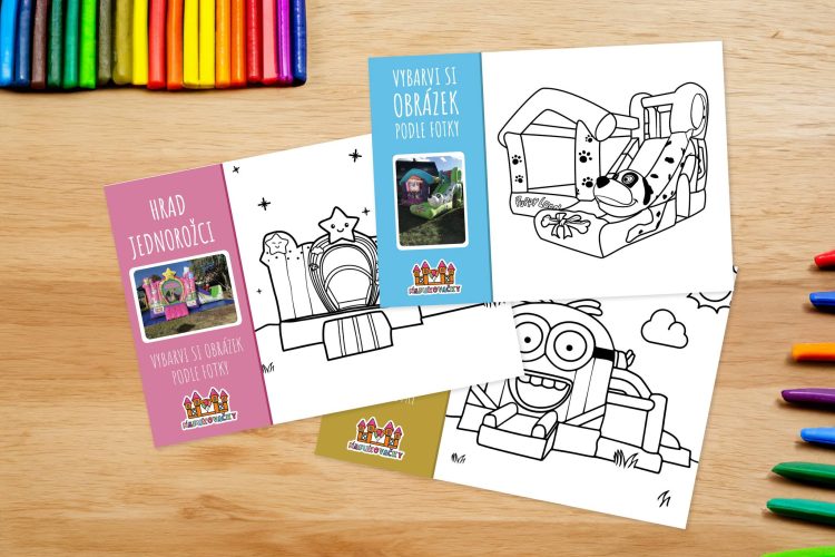 nafukovačky omalovánky